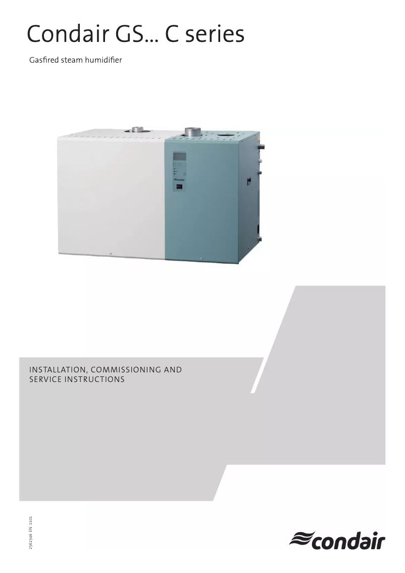 Página 1 del manual Manual de usuario Condair GS
