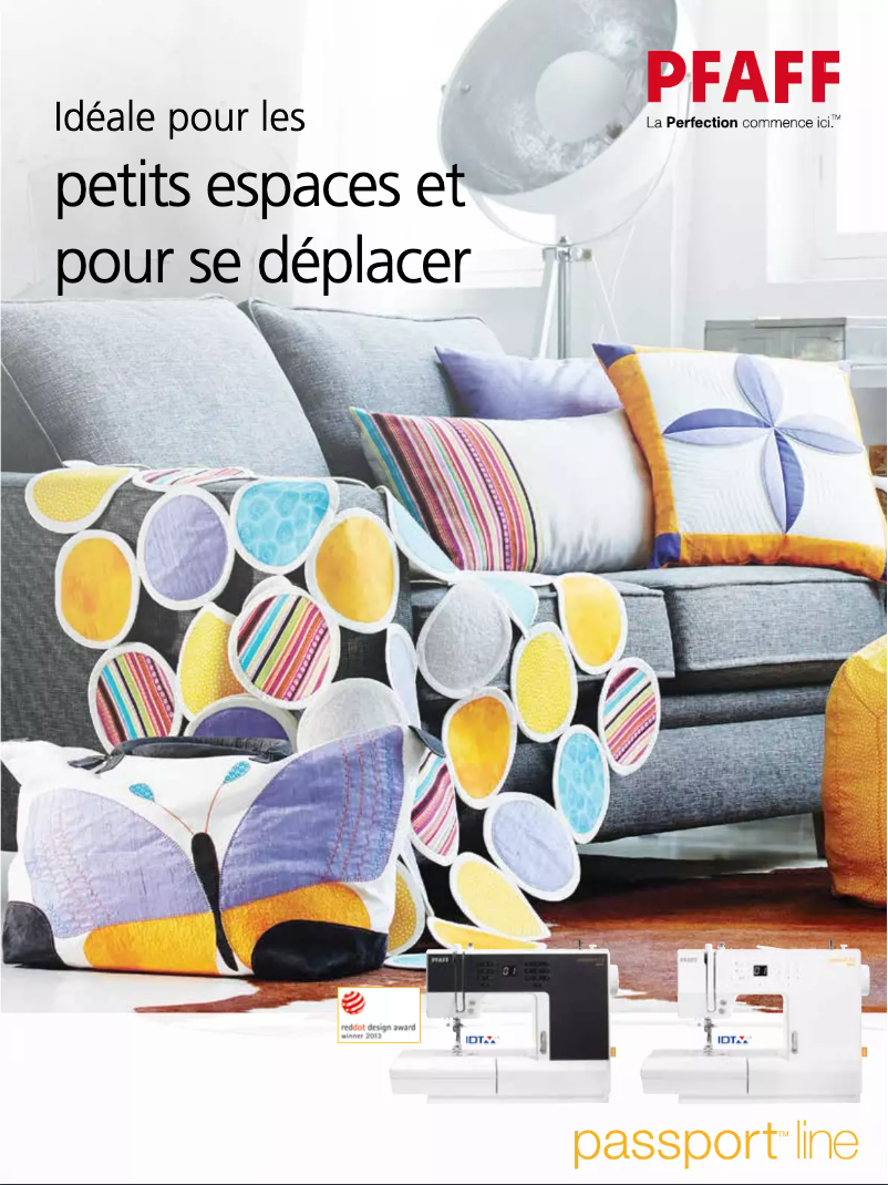 Página 1 del manual Folleto Pfaff Passport 3.0