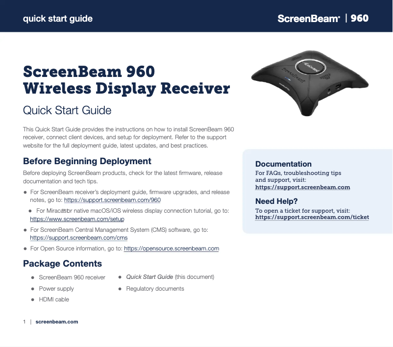 Page 1 de la notice Manuel utilisateur Iiyama WP II960A
