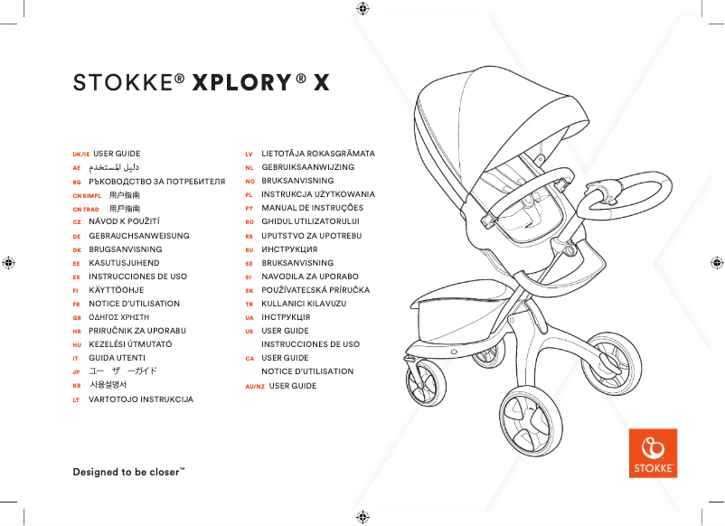 Page 1 of the manual User Manual Stokke Xplory X