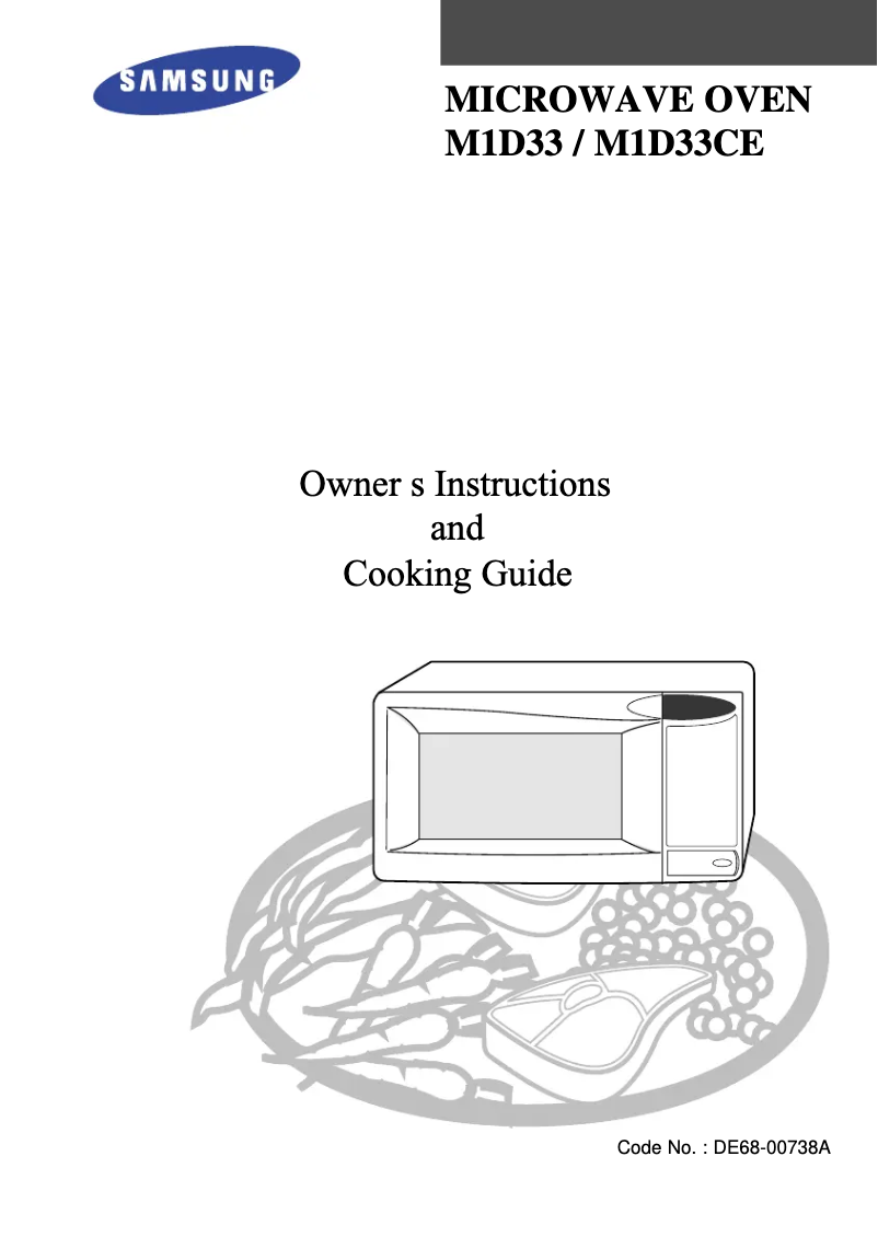 Página 1 del manual Manual de usuario Samsung M1D33