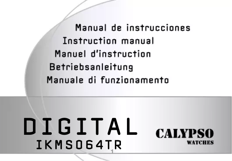 Page 1 de la notice Manuel utilisateur Calypso K5668 Digital