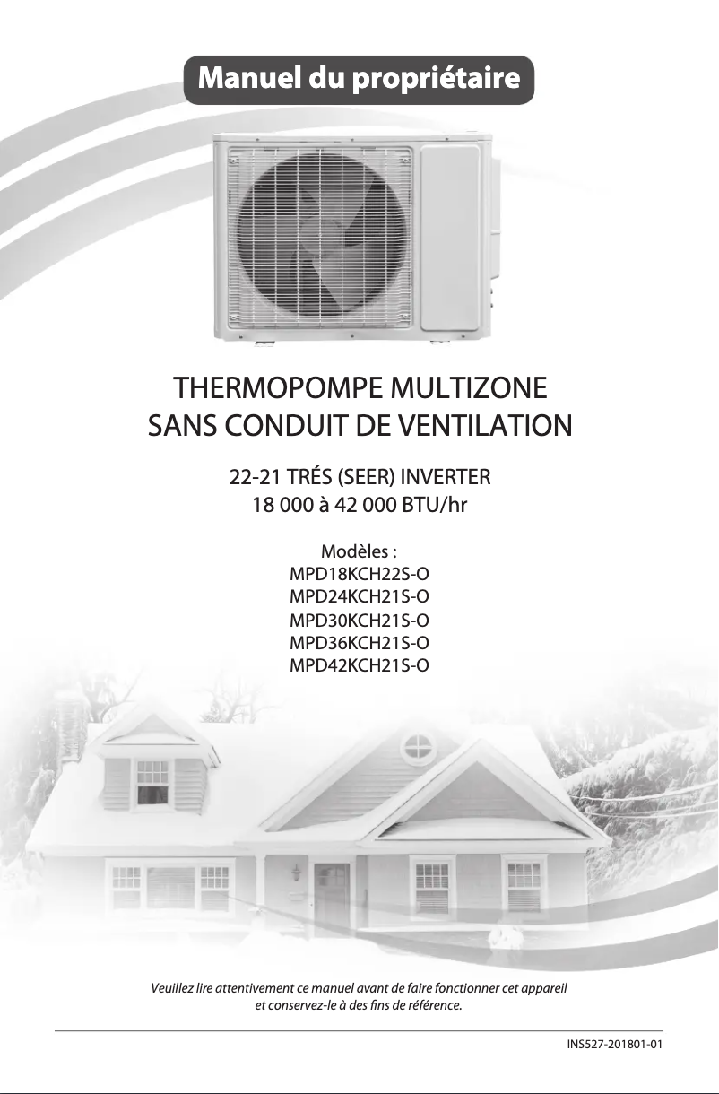 Página 1 del manual Manual de usuario Ouellet MPD36KCH21S-O