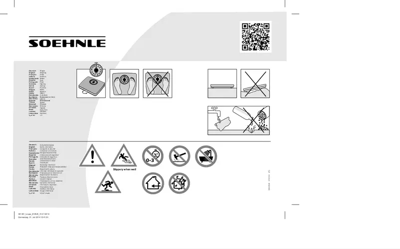 Page 1 de la notice Manuel utilisateur Soehnle Loupe