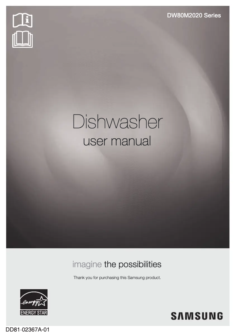 Página 1 del manual Manual de usuario Samsung DW80M2020US