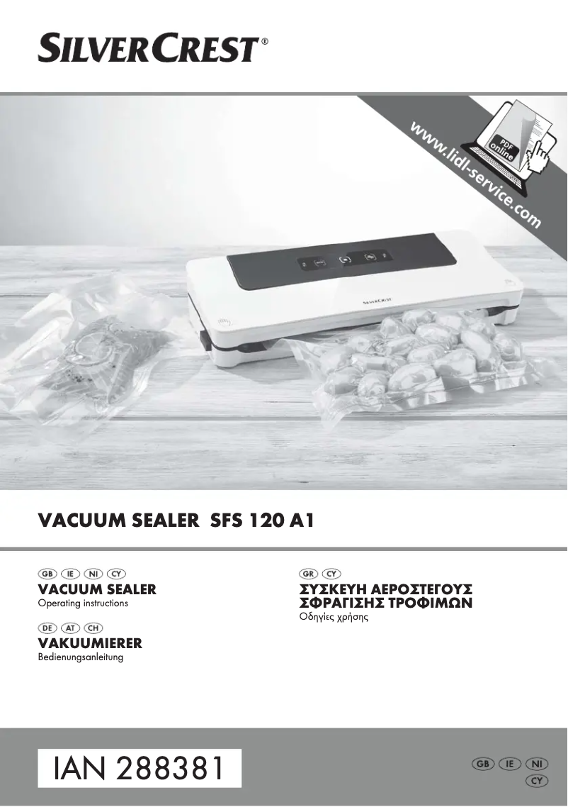 Page 1 de la notice Manuel utilisateur SilverCrest SFS 120 A1