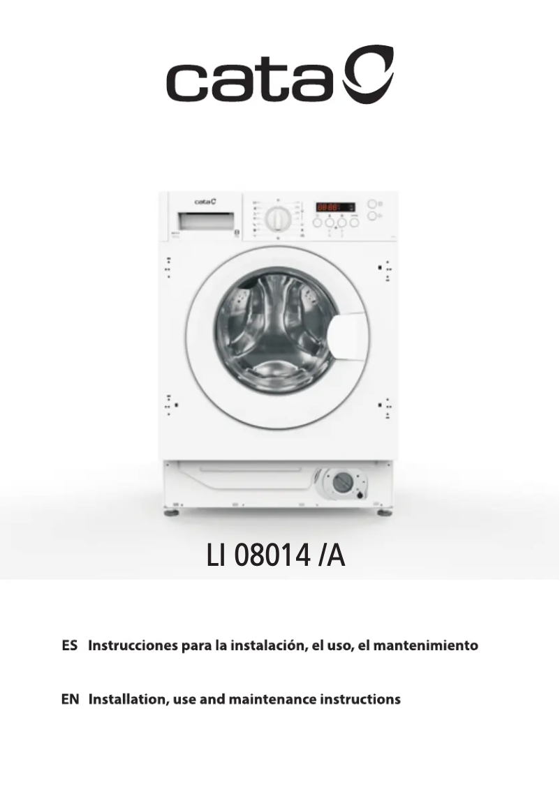 Page 1 de la notice Manuel utilisateur CATA LI 08014 I