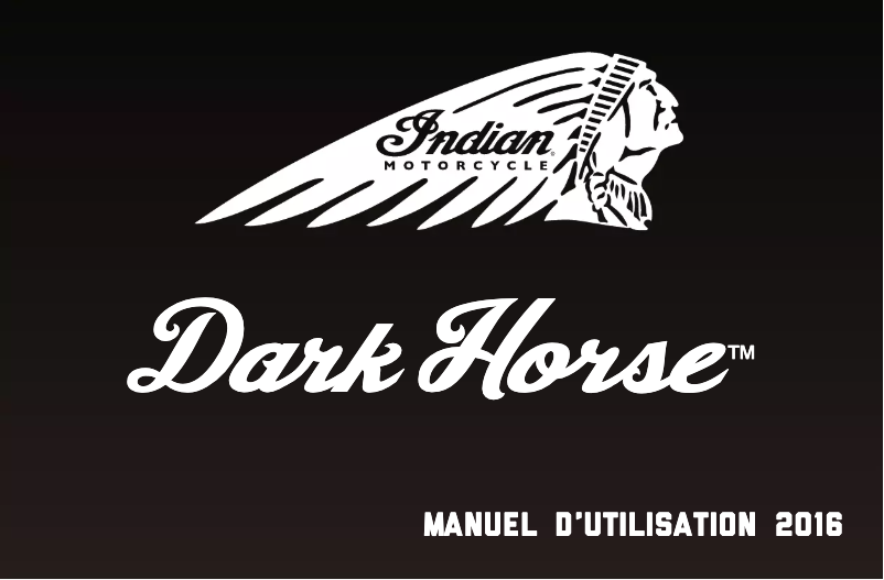Página 1 del manual Manual de usuario Indian Chief Dark Horse (2016)
