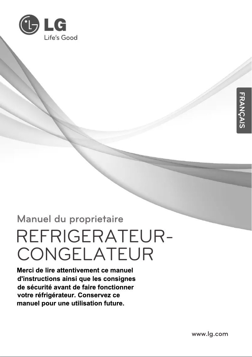Image de la première page du manuel de l'appareil GN-B562GQCC