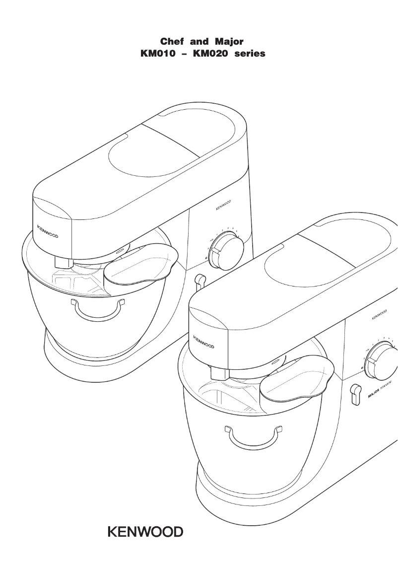 Page 1 de la notice Manuel utilisateur Kenwood KM023