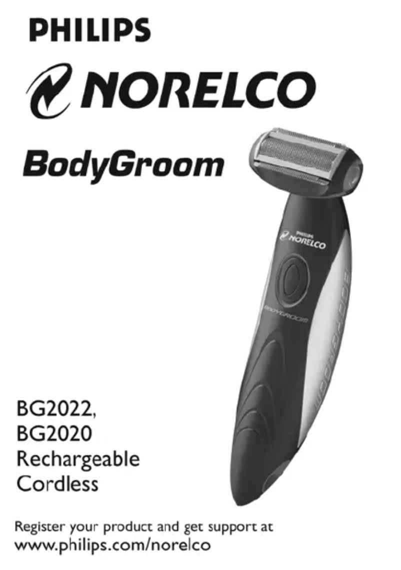 Página 1 del manual Manual de usuario Philips Norelco BG2022