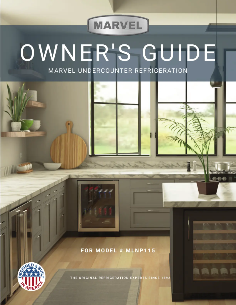 Page 1 de la notice Manuel utilisateur Marvel MLNP115-IS01A