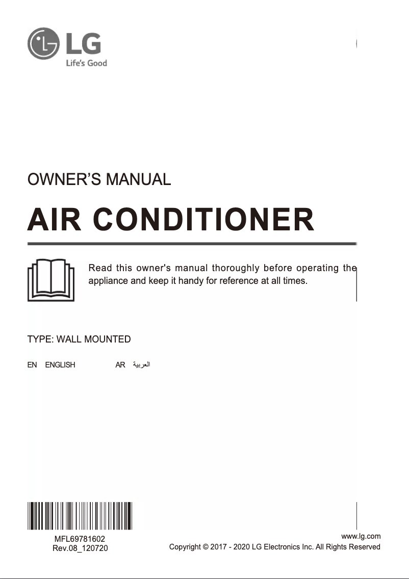 Página 1 del manual Manual de usuario LG I34TCF