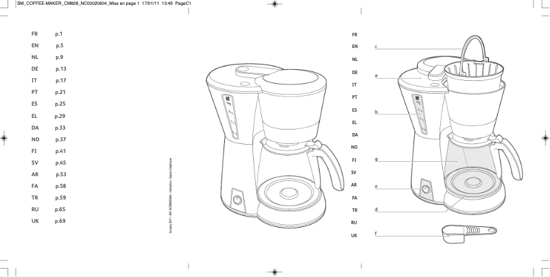 Página 1 del manual Manual de usuario Rowenta CG 2119