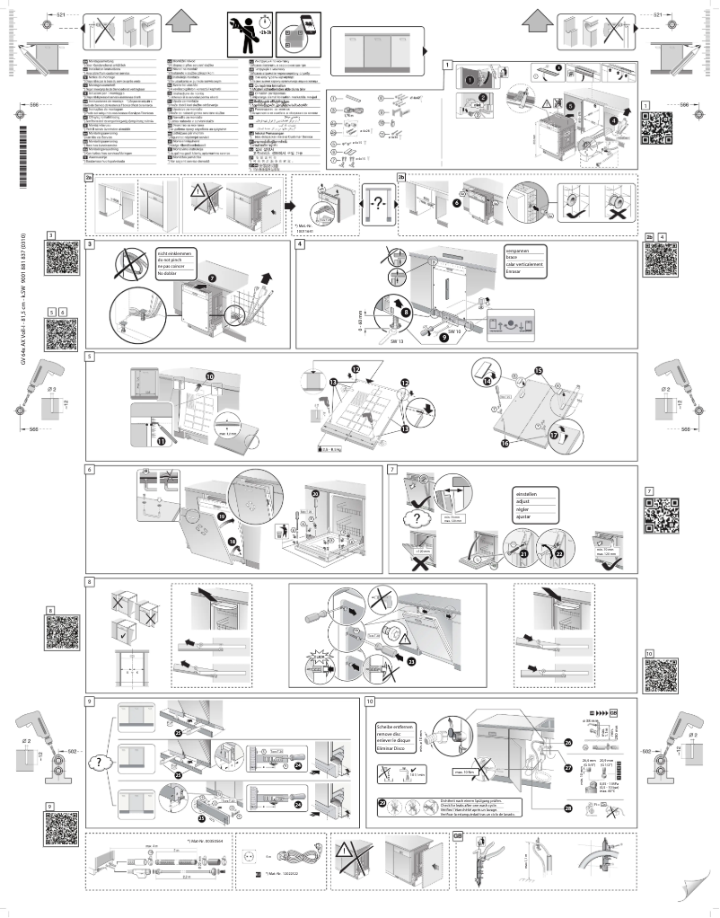 Page 1 de la notice Manuel utilisateur Siemens SN63EX02UD