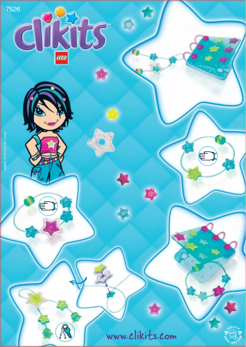 Página 1 del manual Manual de usuario Lego Clikits 7526