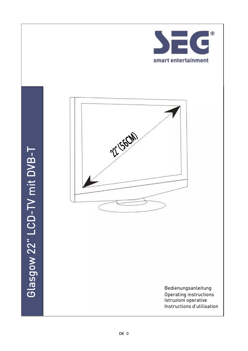 Page 1 de la notice Manuel utilisateur SEG Glasgow