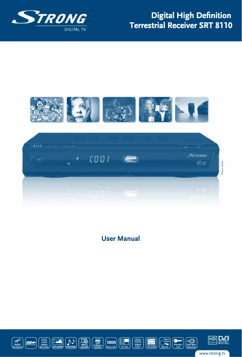 Page 1 de la notice Manuel utilisateur Strong SRT 8110