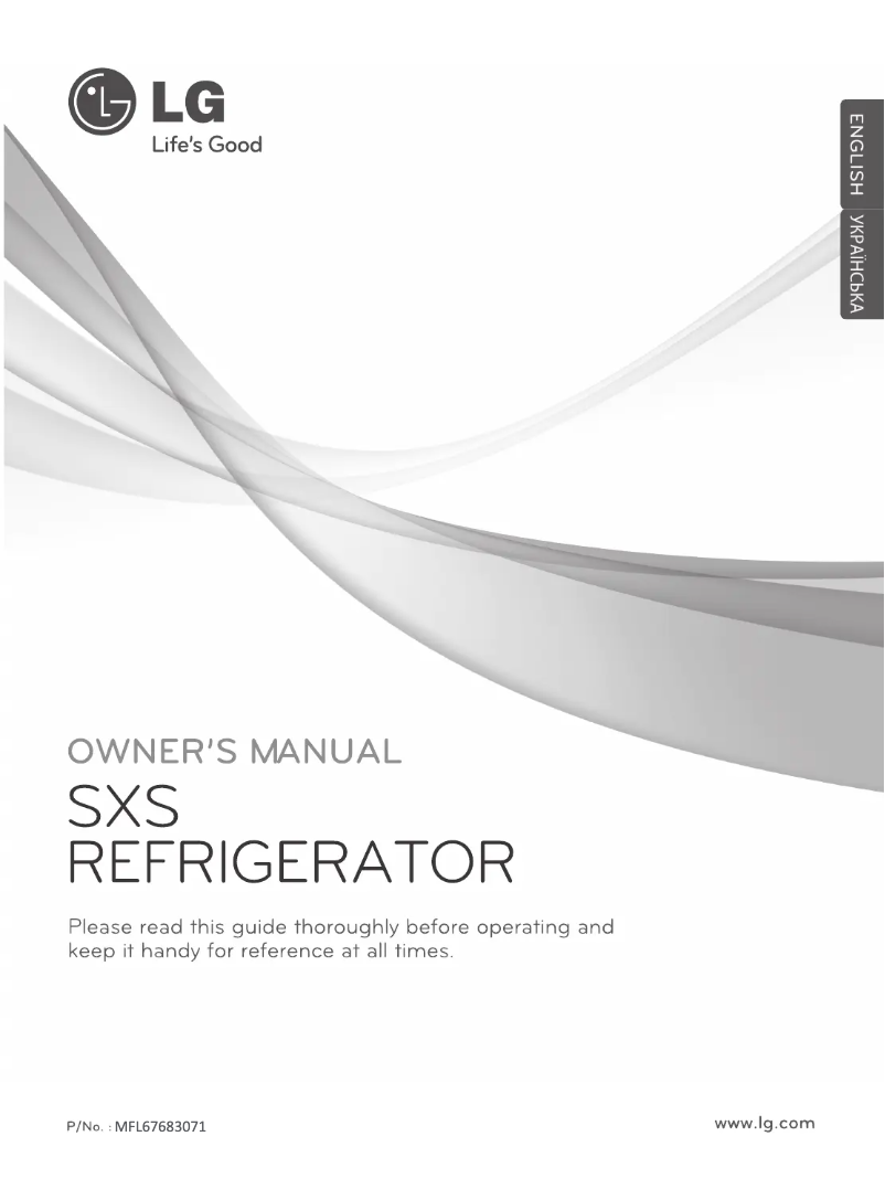 Page 1 de la notice Manuel utilisateur LG GC-B237AGKR