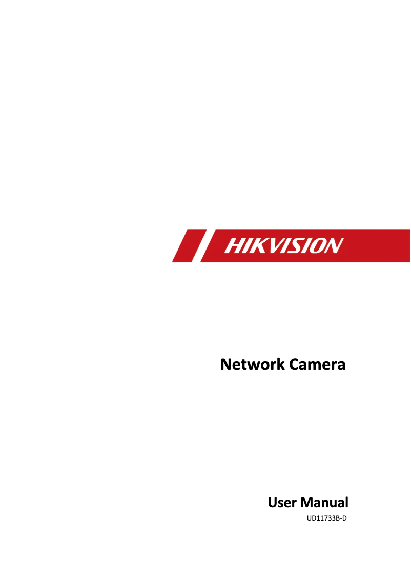 Page 1 de la notice Manuel utilisateur Hikvision DS-2XE6045G0-I