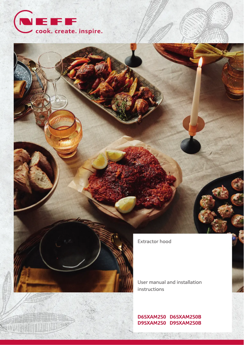 Page 1 de la notice Manuel utilisateur Neff D65XAM2S0B