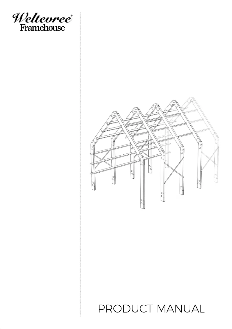 Page 1 de la notice Manuel utilisateur Weltevree Framehouse