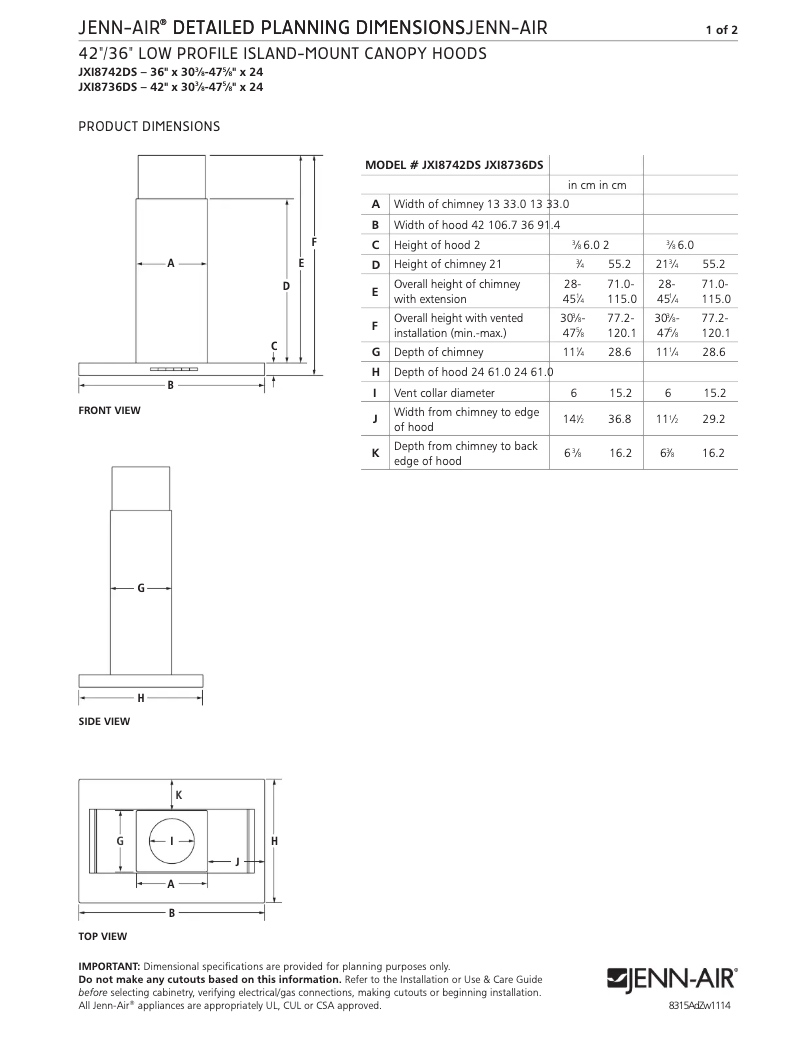 Page 1 of the manual Instruction Manual Whirlpool JXI8736DS