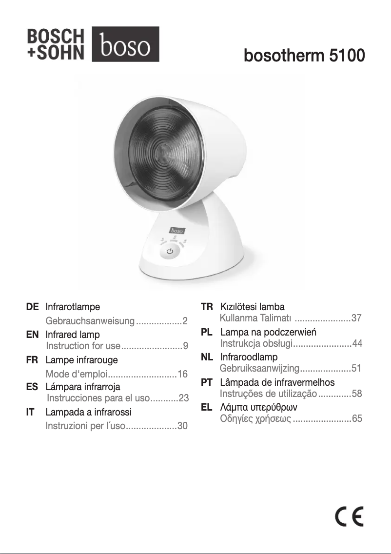 Page 1 de la notice Manuel utilisateur Boso Bosotherm 5100
