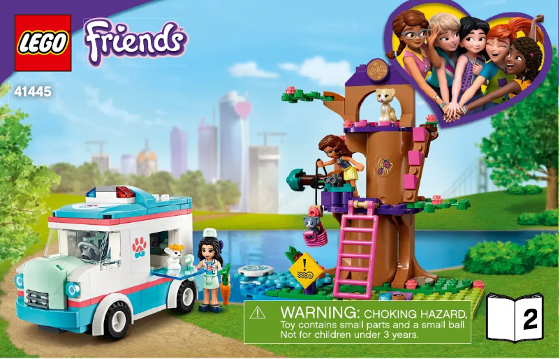 Page 1 de la notice Manuel utilisateur Lego Friends 41445