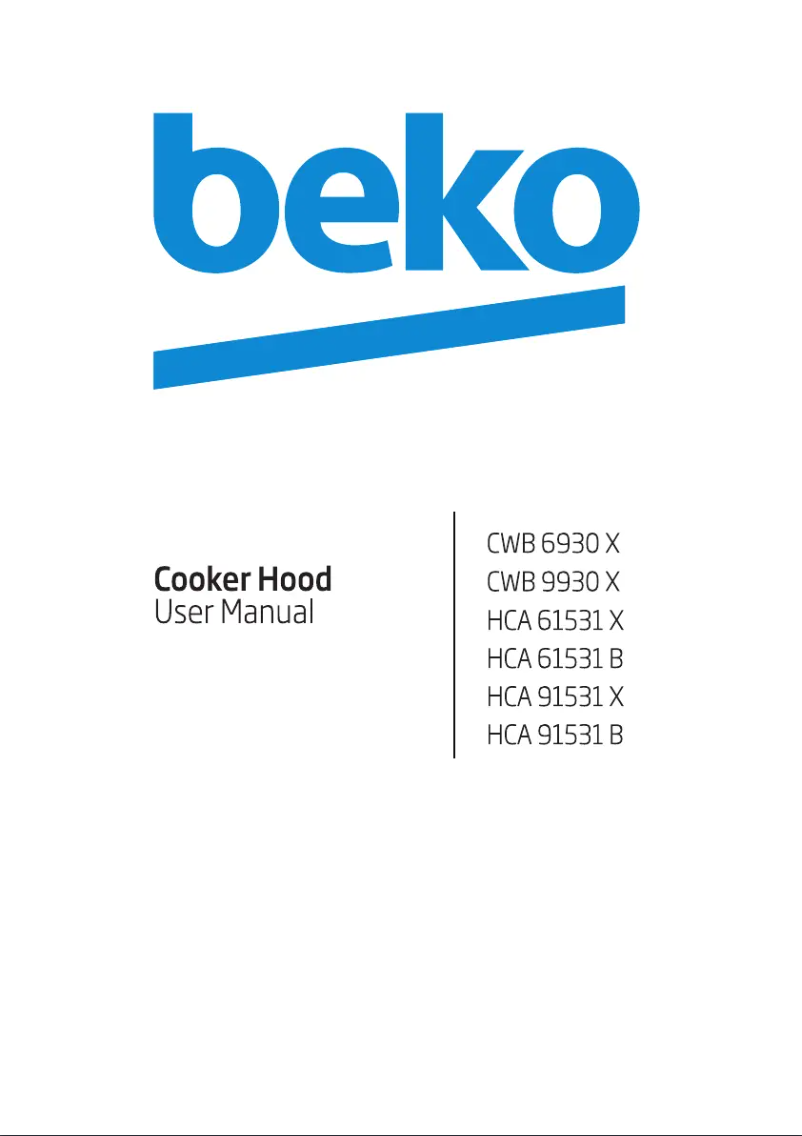 Página 1 del manual Manual de usuario Beko HCA61531B