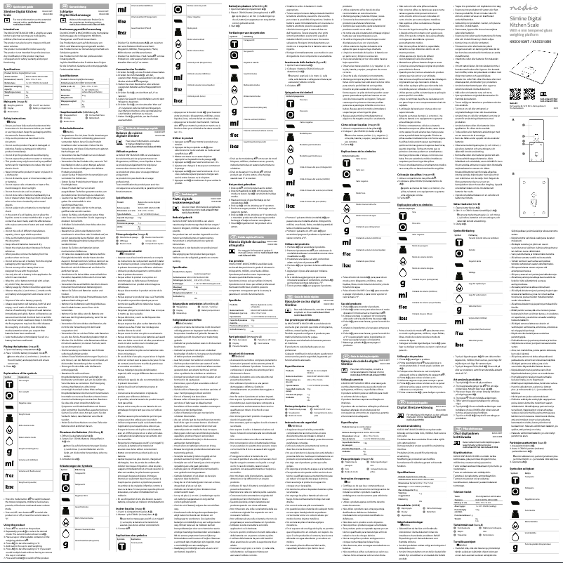 Page 1 of the manual User Manual Nedis KASC610BK