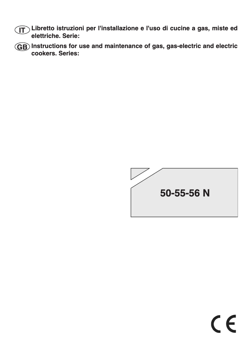 Page 1 de la notice Manuel utilisateur Bompani BI540GB/N