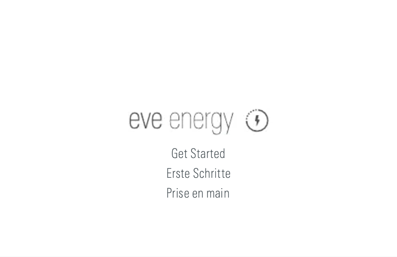 Page 1 de la notice Manuel utilisateur EVE Energy