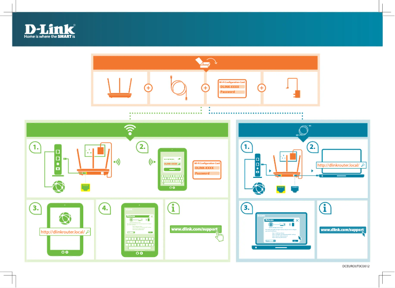 Page 1 de la notice Guide d'installation D-Link DIR-859