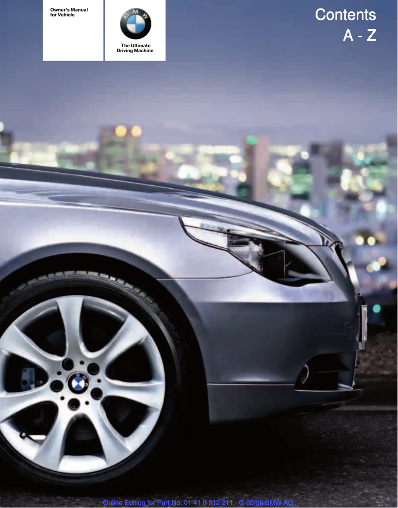 Página 1 del manual Manual de usuario BMW 530xi (2006)