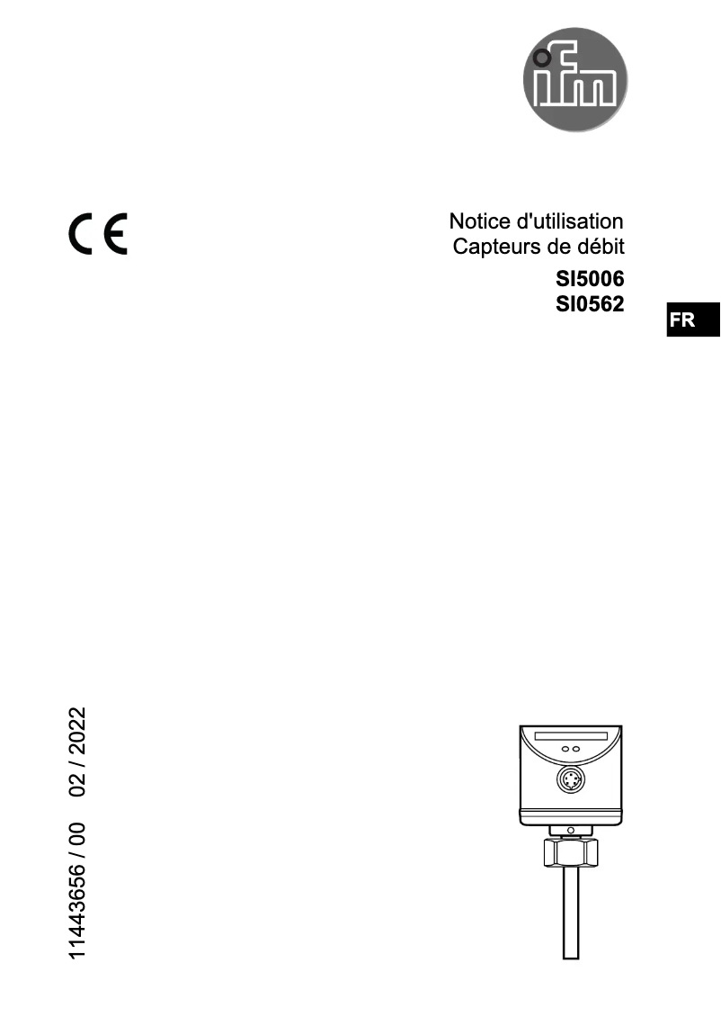 Page 1 de la notice Manuel utilisateur IFM SI5006