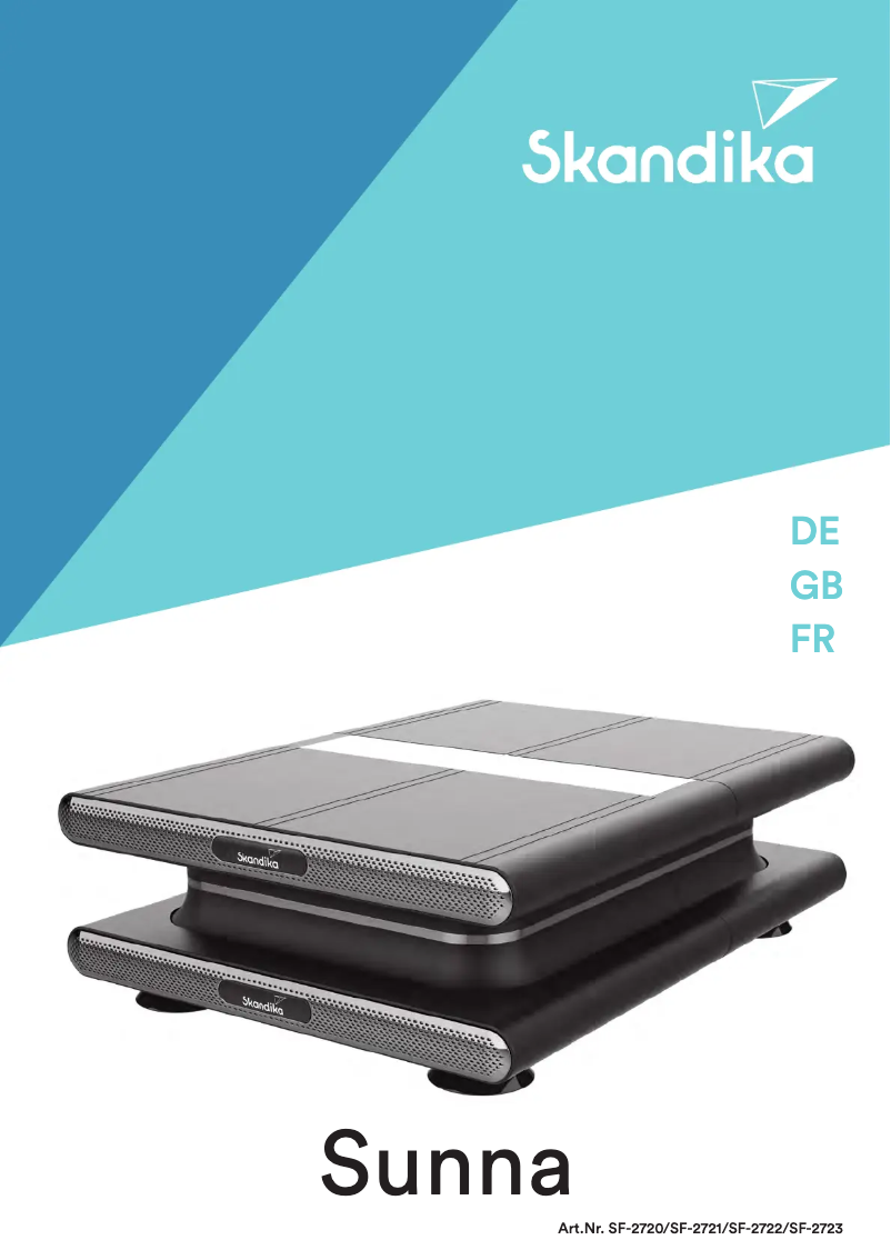 Page 1 de la notice Manuel utilisateur Skandika Sunna