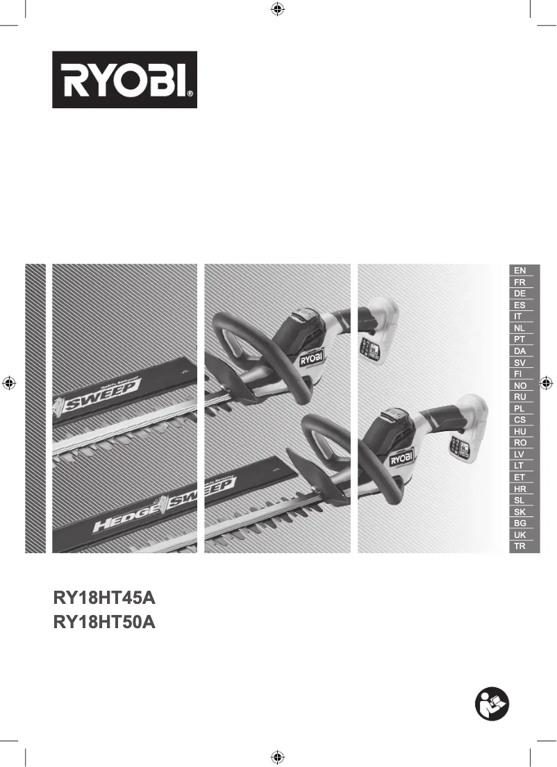 Page 1 de la notice Manuel utilisateur RYOBI One+ RY18HT50A