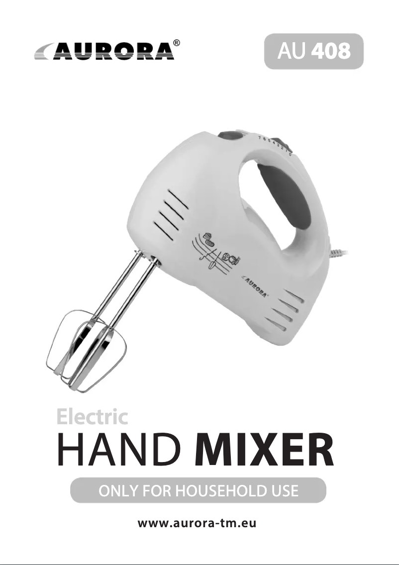 Page 1 de la notice Manuel utilisateur Aurora AU408