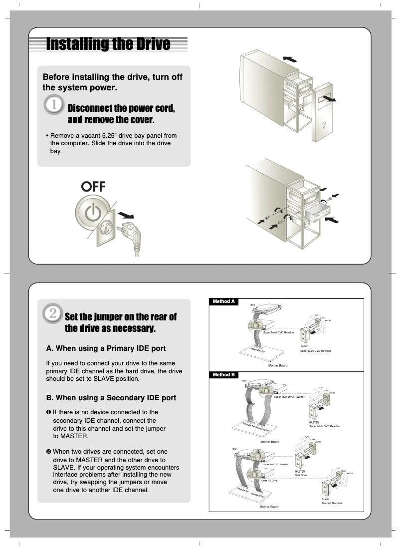 Page 1 de la notice Manuel utilisateur LG GSA-H50L