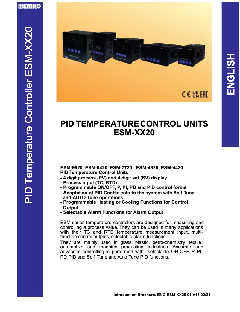 Página 1 del manual Manual de usuario Emko ESM-9420