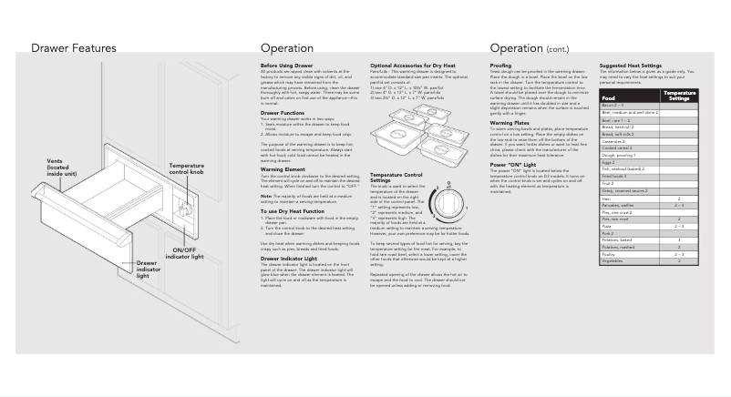 Page 1 de la notice Manuel d'utilisation et d'entretien Viking RVEWD330SS
