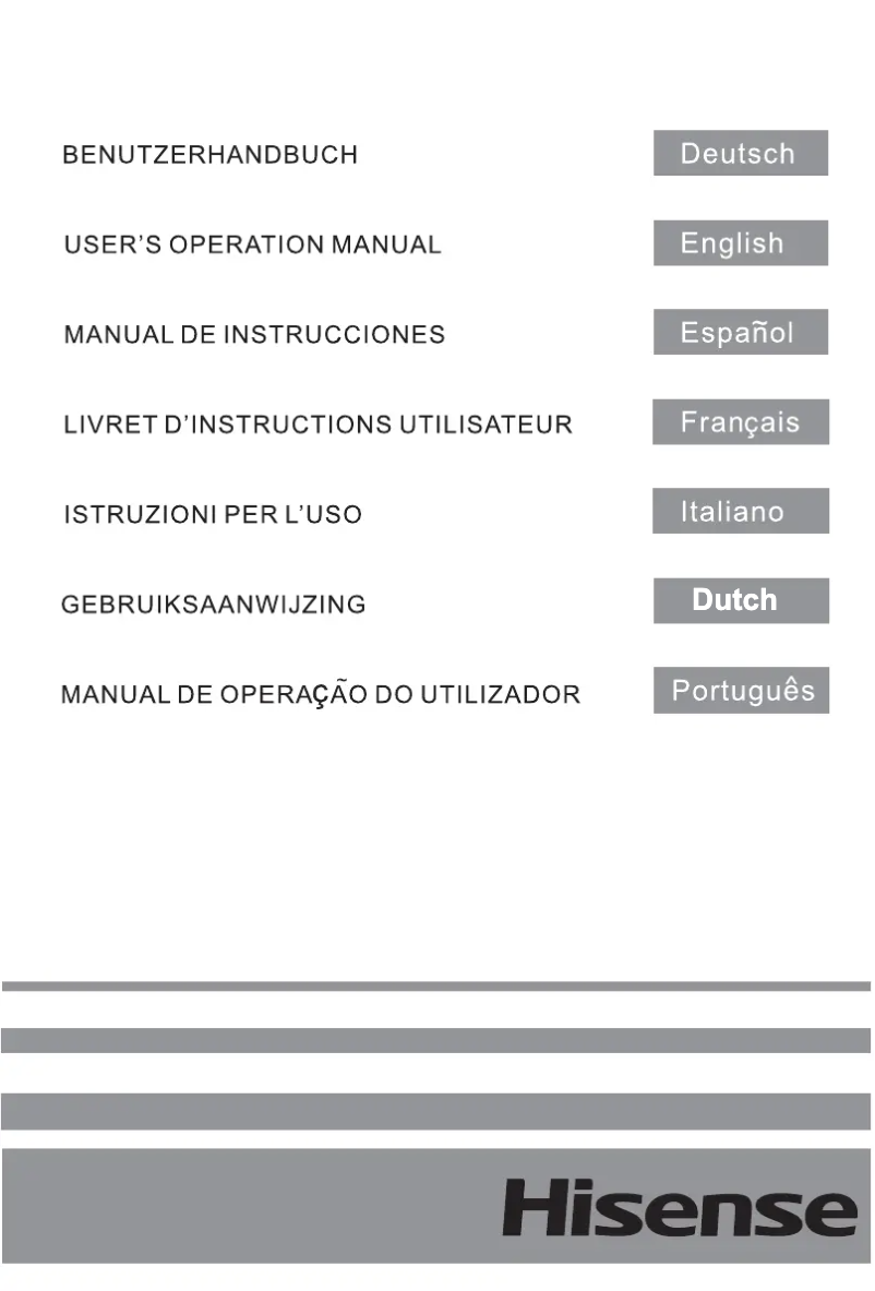 Page 1 de la notice Manuel utilisateur Hisense RT156D4ABF