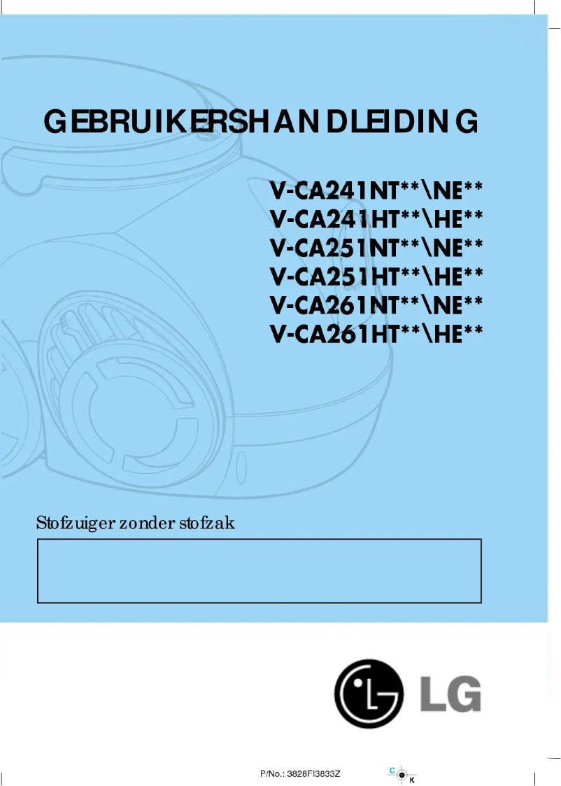 Page 1 de la notice Manuel utilisateur LG VTCA261NTQ
