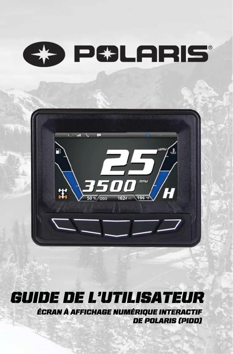 Page 1 de la notice Manuel utilisateur Polaris 550 Voyageur (2016)