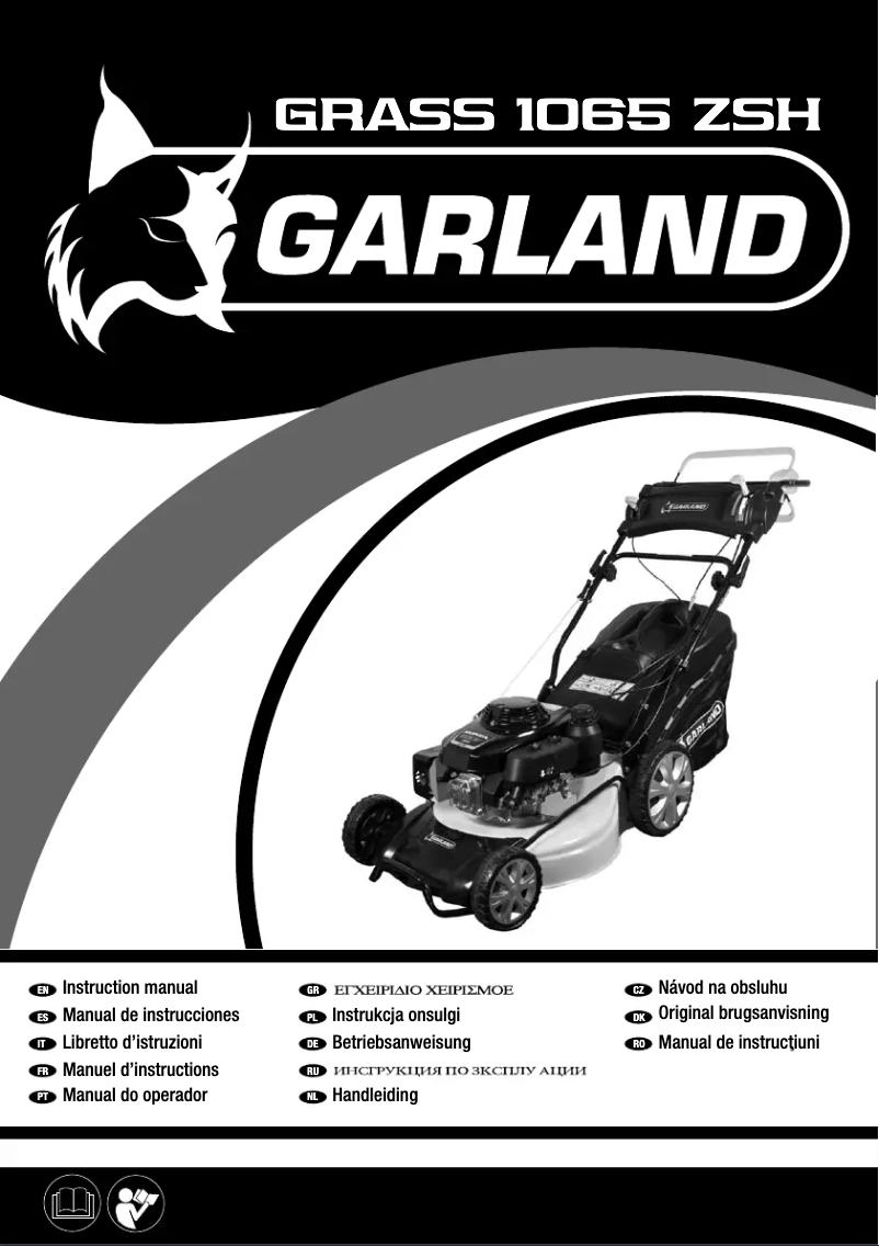 Page 1 de la notice Manuel utilisateur Garland Grass 1065 ZSH