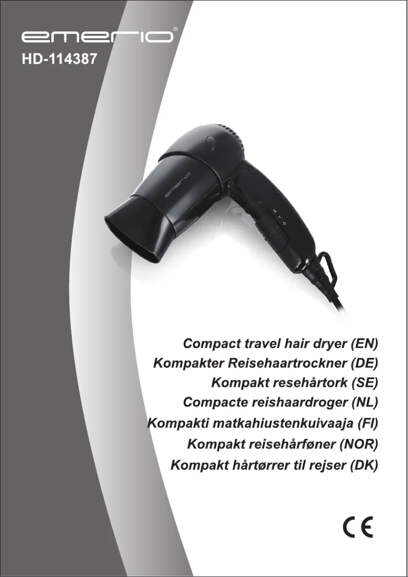 Página 1 del manual Manual de usuario Emerio HD-114387