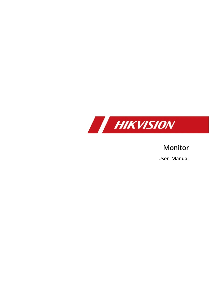 Page 1 de la notice Manuel utilisateur Hikvision DS-D5022F2-1P2