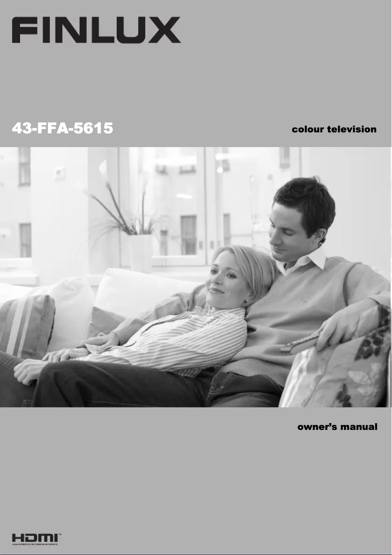 Page 1 de la notice Manuel utilisateur Finlux 43-FFA-5615