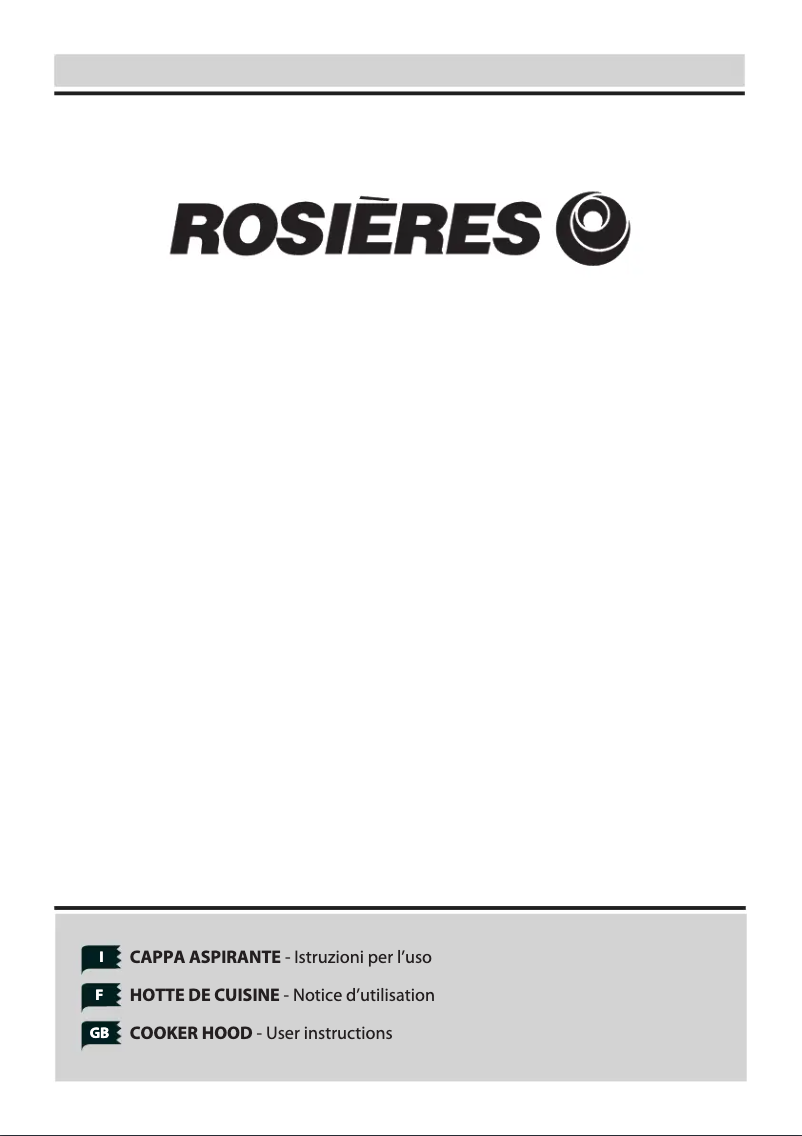 Page 1 de la notice Mode d'emploi Rosieres RHT 6800 IN